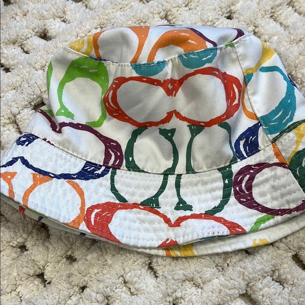 Coach Multicolor Signature Bucket Hat - Picture 4 of 4